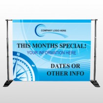 North Compass 148 Pocket Banner Stand 