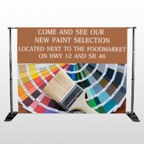 Paint Brushes 256 Pocket Banner Stand