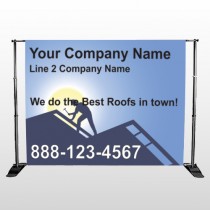 Roofing 258 Pocket Banner Stand