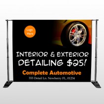 Detailing Services 115 Pocket Banner Stand