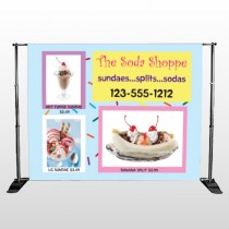 Ice Cream 374 Pocket Banner Stand