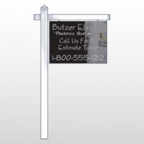 Black And Book 217 18"H x 24"W Swing Arm Sign