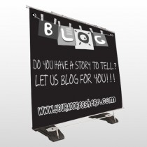 Blog Line 430 Exterior Pocket Banner Stand