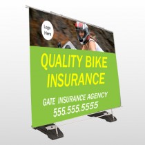 Bike Insurance 110 Exterior Pocket Banner Stand