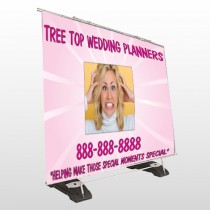 Crazy Wedding 411 Exterior Pocket Banner Stand
