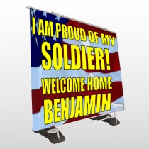 Flag 52 Exterior Pocket Banner Stand