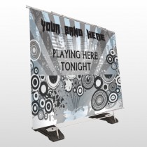 Gray City 368 Exterior Pocket Banner Stand