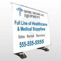 Medical Symbol 99 Exerior Pocket Banner Stand