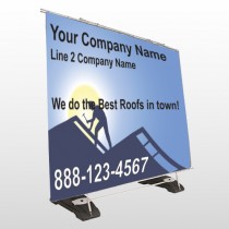 Roofing 258 Exterior Pocket Banner Stand