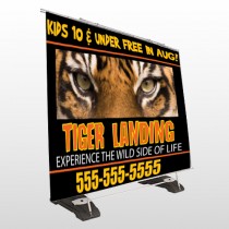 Tiger Landing 303 Exterior Pocket Banner Stand