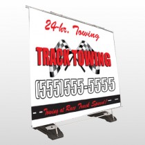 Towing 311 Exterior Pocket Banner Stand