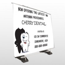 Winking Tooth 501 Extirior Pocket Banner Stand