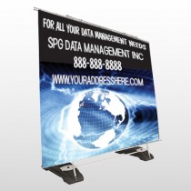 World Wide Web 437 Exterior Pocket Banner Stand
