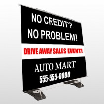 Auto Mart 114 Exterior Pocket Banner Stand