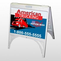 American Truck 295 A Frame Sign