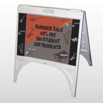 Larry Music Store 372 A Frame Sign