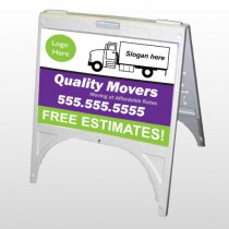 Moving Truck 293 A Frame Sign