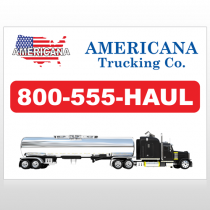 Tanker Truck 315 Custom Decal