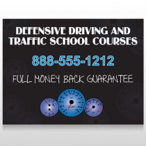 Traffic School 152 Custom Sign