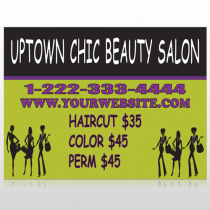 Uptown Salon 642 Site Sign