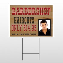 Barbershop Cuts 287 Wire Frame Sign