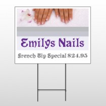 Flower Hands 295 Wire Frame Sign