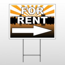 For Rent 721 Wire Frame Sign