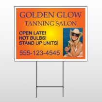Golden Glow 491 Wire Frame Sign