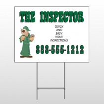 Inspector 245 Wire Frame Sign