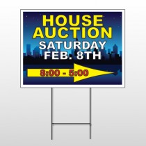Open House Night City 709 Wire Frame Sign