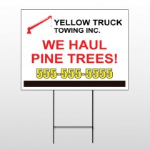 Towing 300 Wire Frame Sign