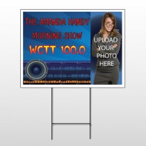 Amp Morning Show 439 Wire Frame Sign
