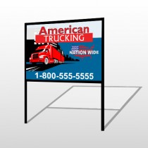 American Truck 295 H Frame Sign