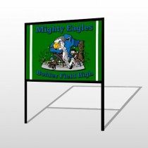 Green 56 H Frame Sign