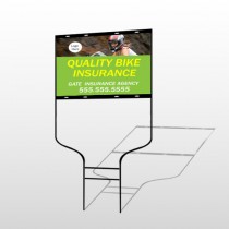 Bike Insurance 110 Round Rod Sign