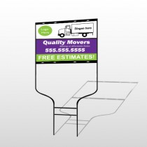 Moving Truck 293 Round Rod Sign