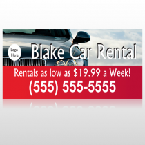 Car Rental 112 Site Sign