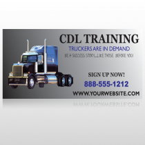 CDL Training 155 Custom Decal