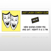 Comedy Mask 516 Site Sign