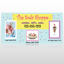 Ice Cream 374 Site Sign