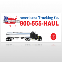 Tanker Truck 315 Custom Sign
