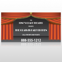 Theatre Curtains 521 Custom Sign
