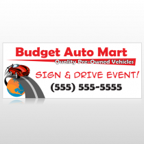 Budget Auto Mart 116 Custom Banner