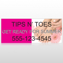 Tips And Toes 488 Custom Banner