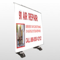 AC Repair 251 Exterior Pocket Banner Stand