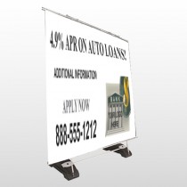 Auto Loan 173 Exterior Pocket Banner Stand