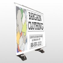 Bargain Bin 532 Exterior Pocket Banner Stand
