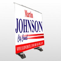 City Council 133 Exterior Pocket Banner Stand