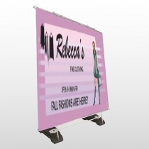 Fine Clothing 531 Exterior Pocket Banner Stand