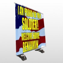 Flag 52 Exterior Pocket Banner Stand